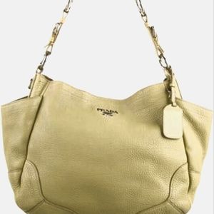 PRADA Seafoam Green Vitello Daino shoulder bag